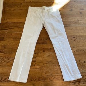 Women’s Low Rise White Jeans
